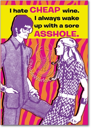 Sore Asshole Unique Adult Humor Birthday Greeting Card Nobleworks
