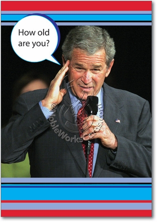 Ask Me Something Else Inappropriate Humorous Birthday Paper Card Nobleworks