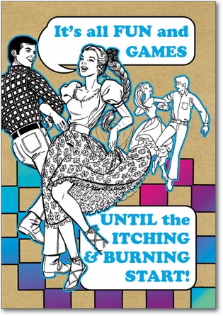 Fun And Games Unique Inappropriate Funny Birthday Paper Card Nobleworks