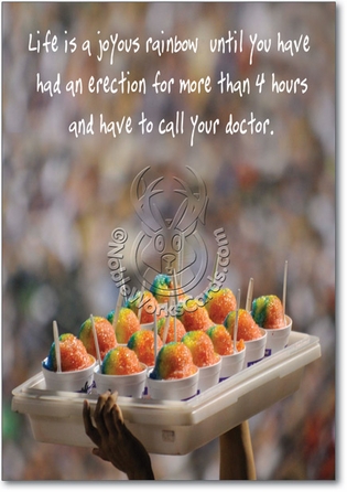 Four Hours Unique Humor Birthday Greeting Card Nobleworks