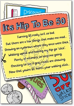 Hip Click Unique Naughty Funny Birthday Paper Card Nobleworks
