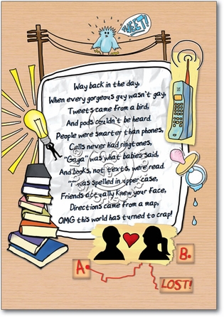 Back In The Day Humor Birthday Greeting Card Nobleworks