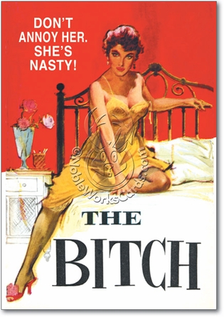 Shes Nasty Inappropriate Funny Birthday Card Nobleworks