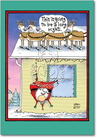 Long Night Unique Inappropriate Humor Merry Christmas Card Nobleworks