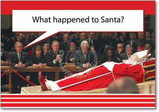 What Happened To Santa Inappropriate Funny Merry Christmas Card Nobleworks