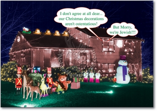 But Morry Naughty Funny Happy Holidays Card Nobleworks