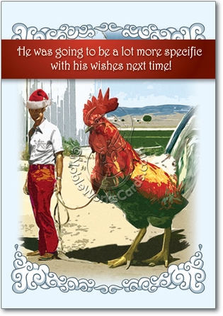 Big Cock Unique Funny Merry Christmas Card Nobleworks