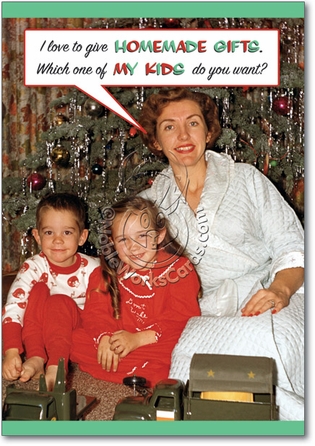 Homemade Gifts Unique Humor Merry Christmas Greeting Card Nobleworks