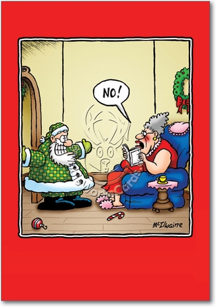 Rude Tangle Free Lights Christmas Card Â€“ Nobleworkscards.Com