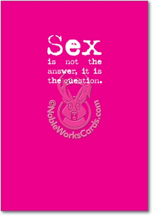 Funny Valentines  Cards on Yes Is Answer Text Unique Funny Valentine S Day Card Nobleworks