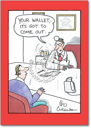 Your Wallet Funny Get Well Card